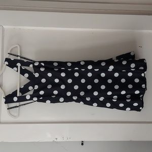 Jessica McClintock polka dot dress size 2 vintage y2k